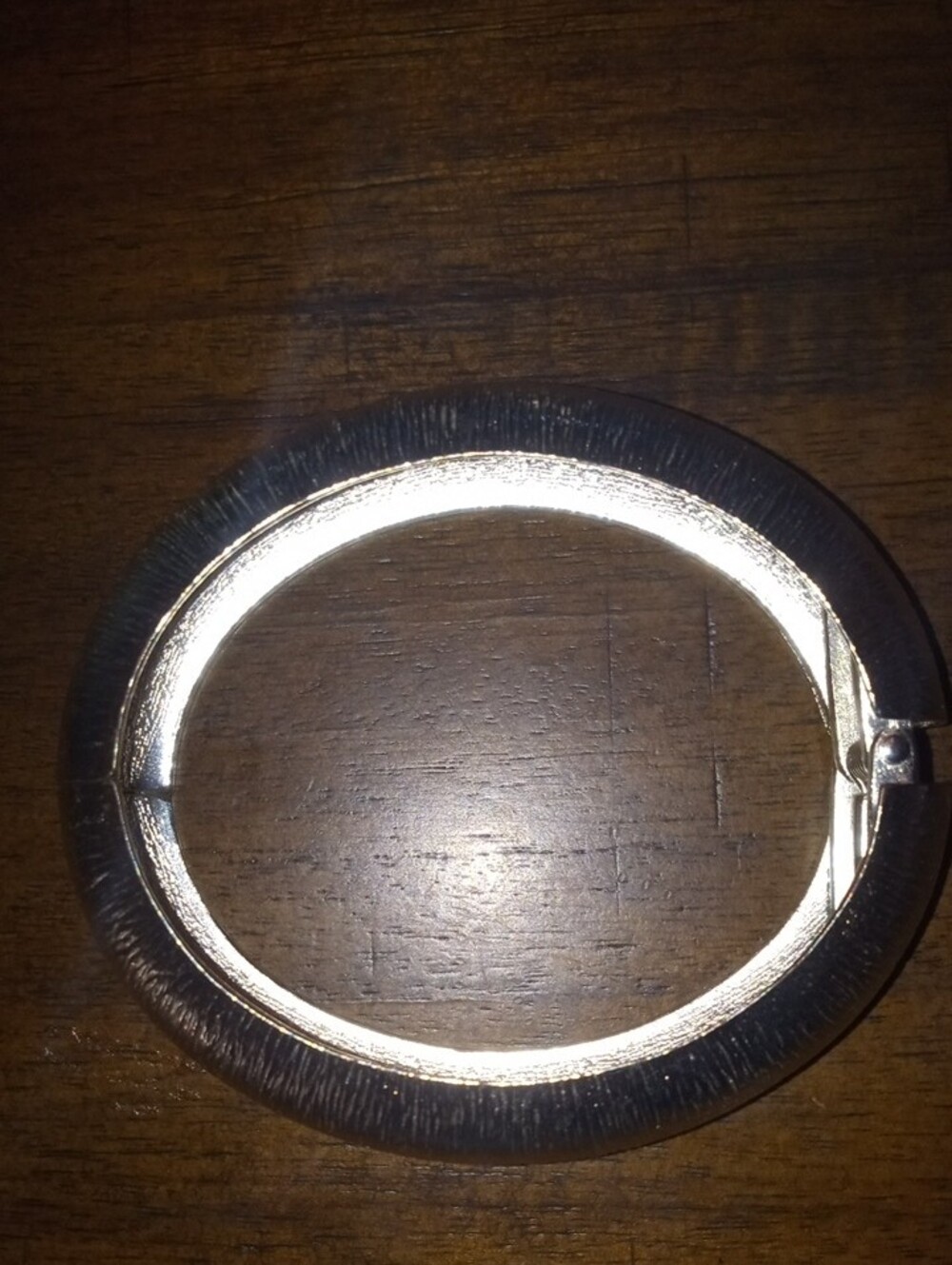 Silver Wrapped Bangle Bracelet - Women's Jewelry - Picture 3 of 4